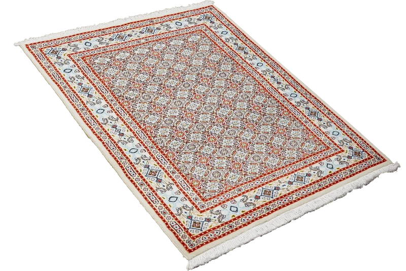 Moud Mahi · Handgeknüpft – Beige, 120x76 cm
