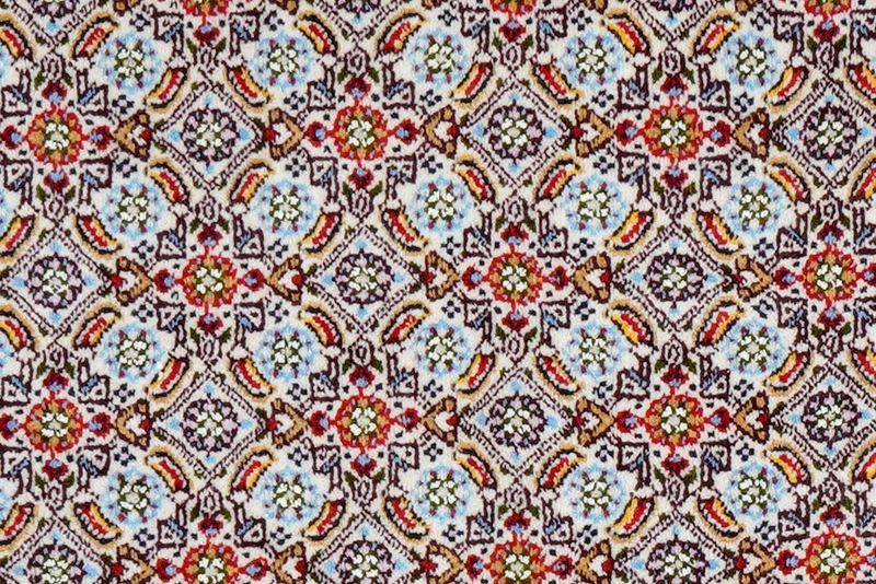 Moud Mahi · Handgeknüpft – Beige, 120x76 cm