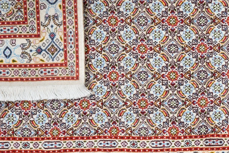 Moud Mahi · Handgeknüpft – Beige, 120x76 cm