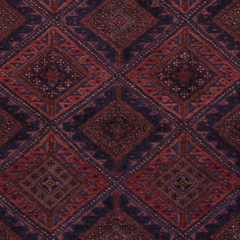Kelim Afghan Teppich 156x198cm - dunkelrot