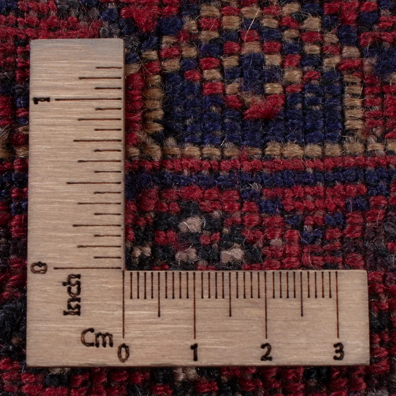 Kelim Afghan Teppich 156x198cm - dunkelrot