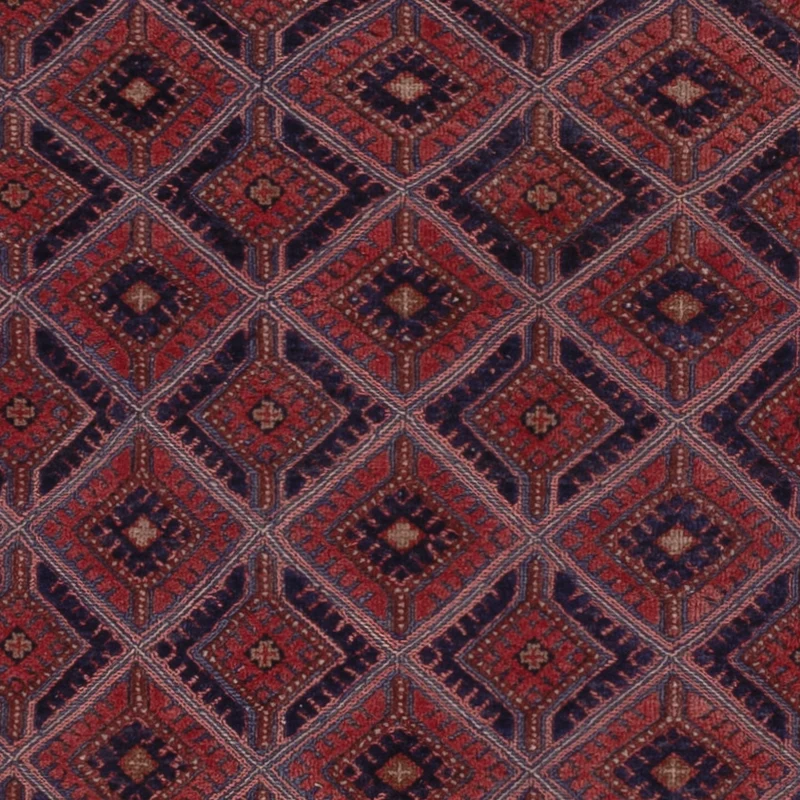 Kelim Afghan Teppich 156x197cm - dunkelrot