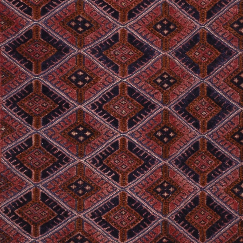 Kelim Afghan Teppich 155x198cm - dunkelrot