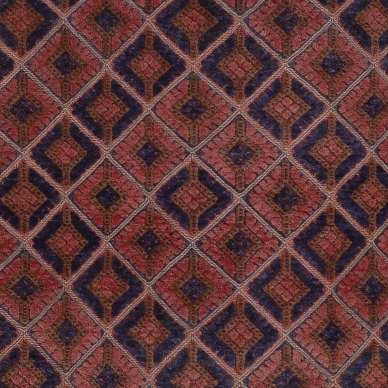 Kelim Afghan Teppich 159x193cm - dunkelrot