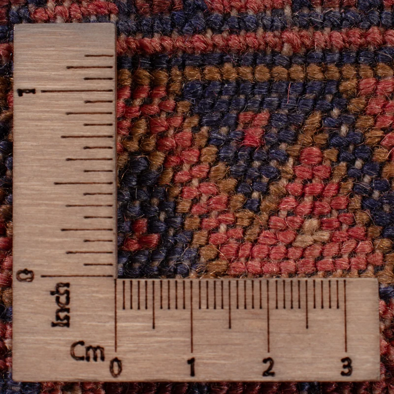 Kelim Afghan Teppich 159x193cm - dunkelrot