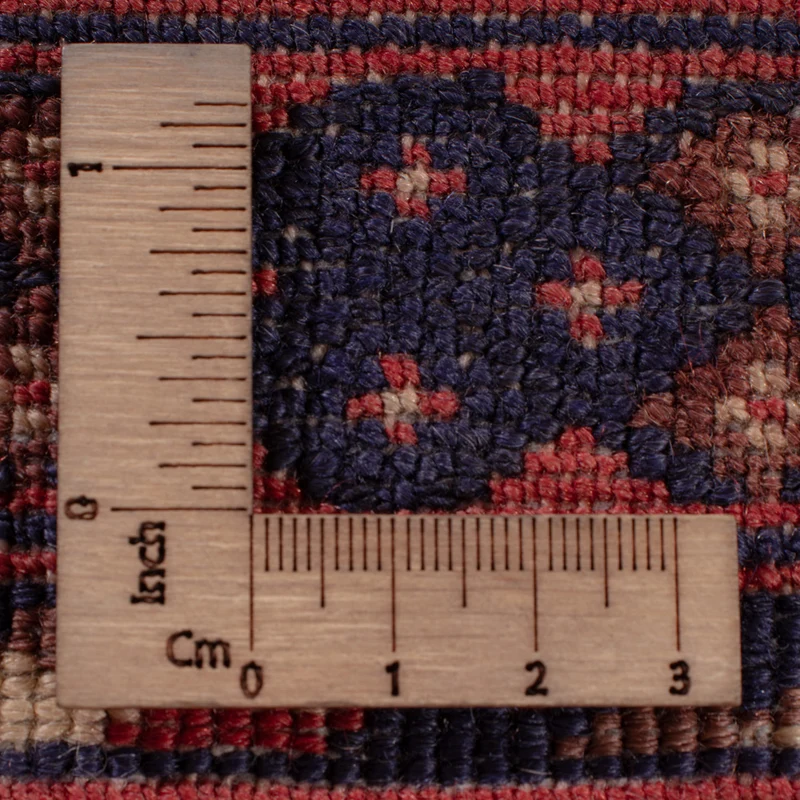 Kelim Afghan Teppich 152x203cm - dunkelrot