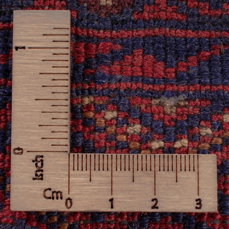 Kelim Afghan Teppich 150x204cm - dunkelrot