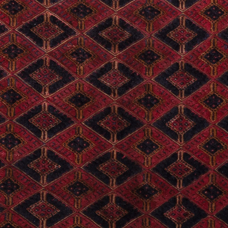 Kelim Afghan Teppich 155x194cm - dunkelrot