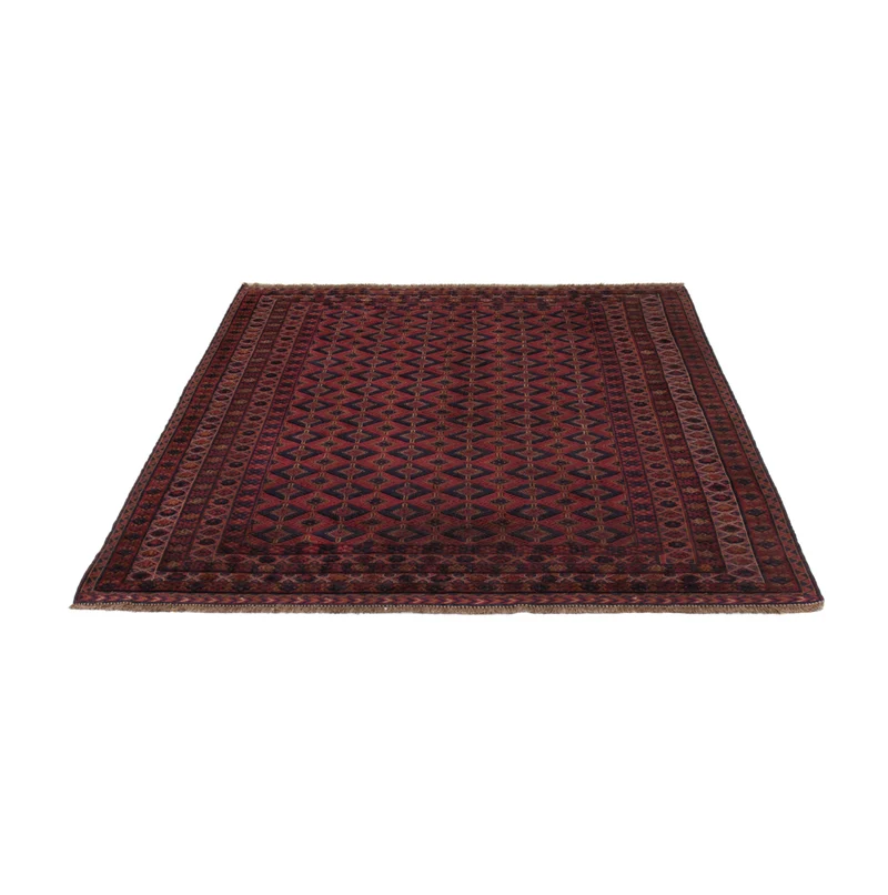 Kelim Afghan Teppich 155x194cm - dunkelrot