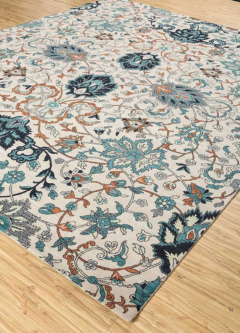Wollteppich - 240 x 300 cm - creme