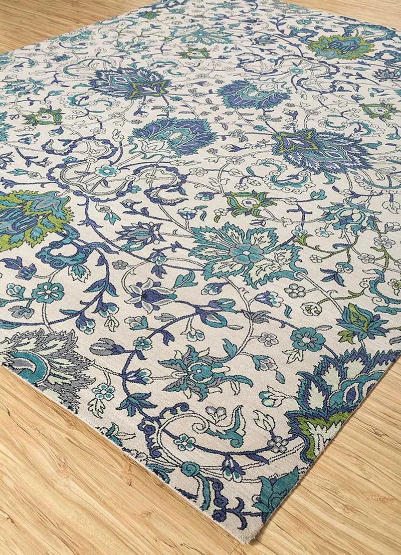 Wollteppich - 270 x 360 cm - creme