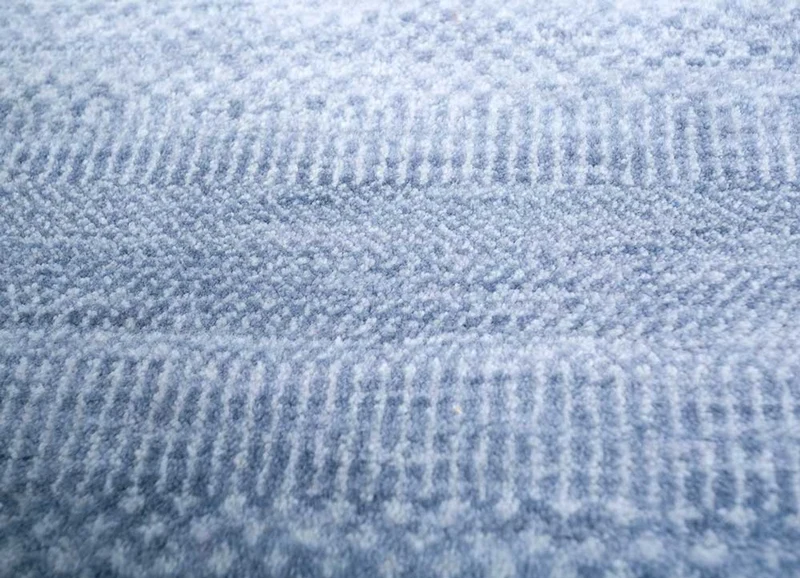 Wollteppich - 270 x 360 cm - blau