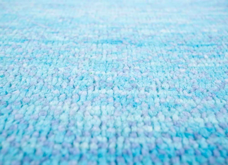 Wollteppich - 270 x 360 cm - blau