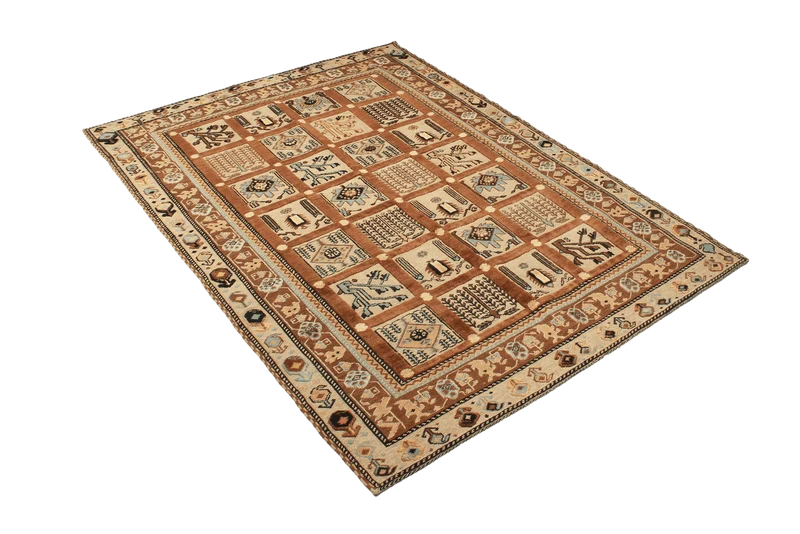 Kelim Belutch · Handgewebt – Braun, 164x123 cm