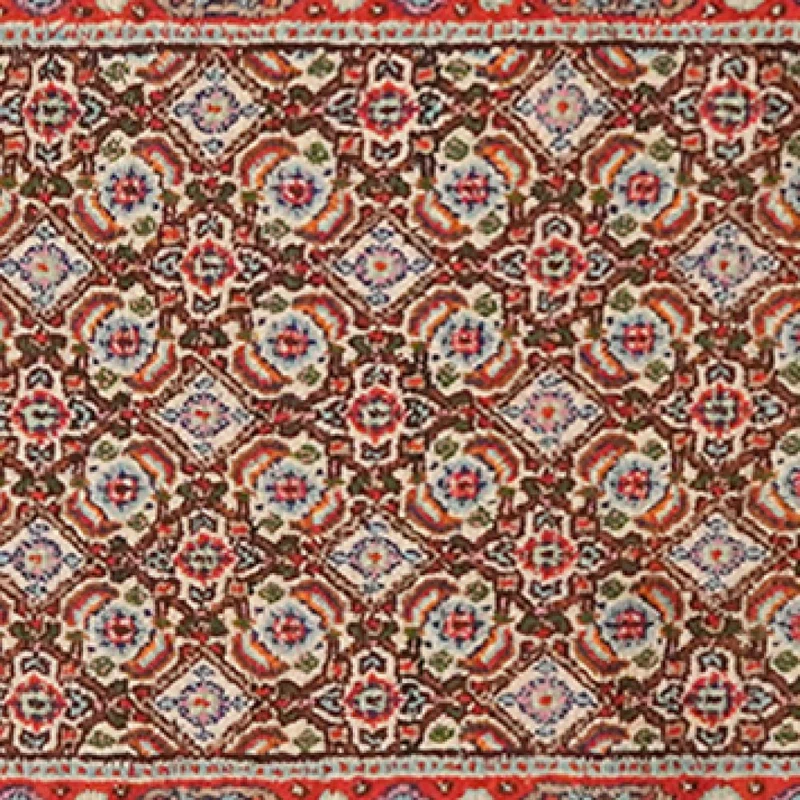Moud Mahi · Handgeknüpft – Beige, 192x48 cm