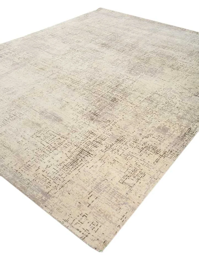 Wollteppich - 240 x 300 cm - hellbeige