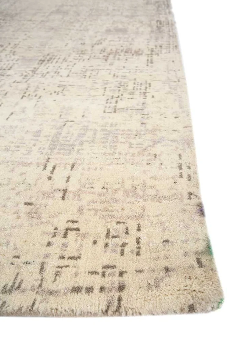Wollteppich - 240 x 300 cm - hellbeige