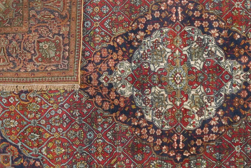 Kashan · Handgeknüpft – Rot, 195x127 cm