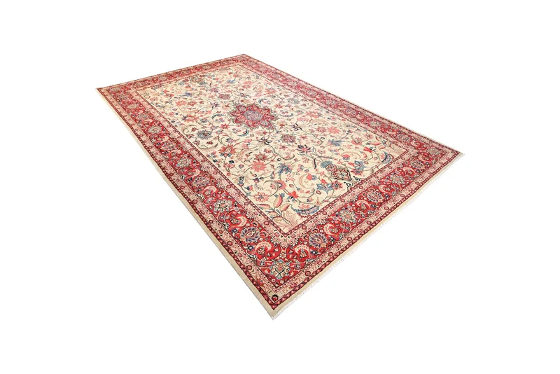 Sarough · Handgeknüpft – Beige, 323x208 cm
