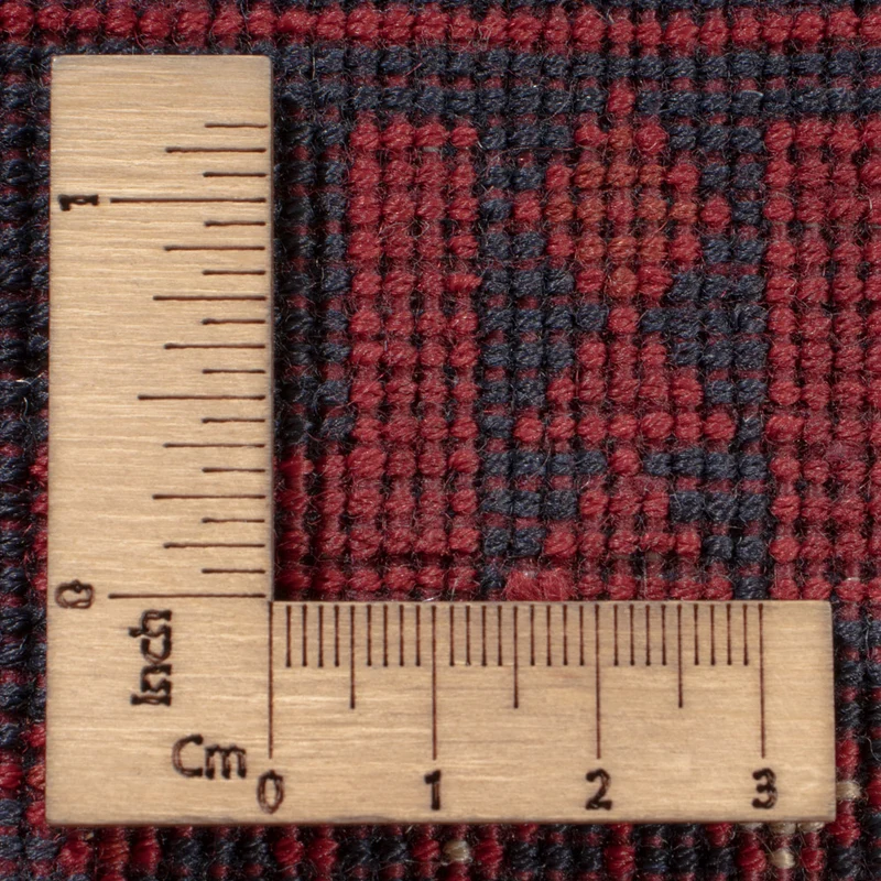 Afghan Teppich 202x288cm - Orientteppich - dunkelrot