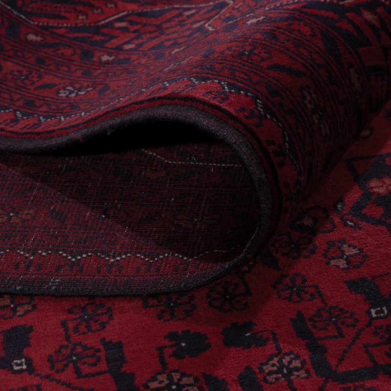 Afghan Teppich - Royal - 201 x 291 cm - dunkelrot