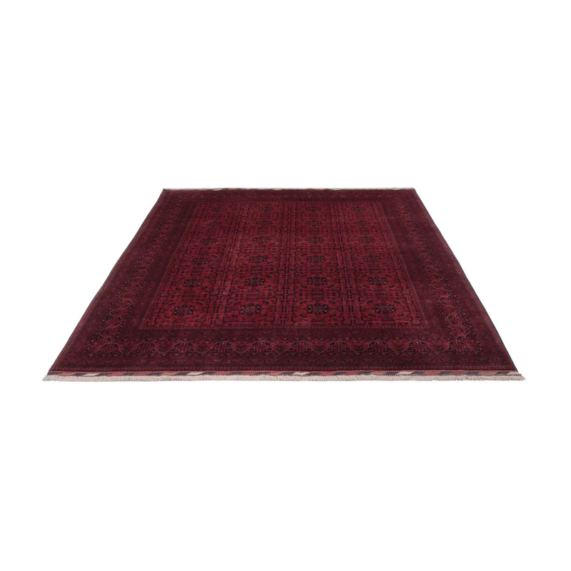 Afghan Teppich - Royal - 201 x 291 cm - dunkelrot
