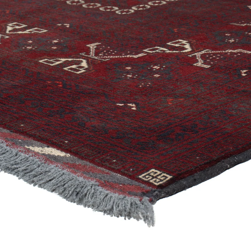 Afghan Teppich 157x250cm - Orientteppich - dunkelrot