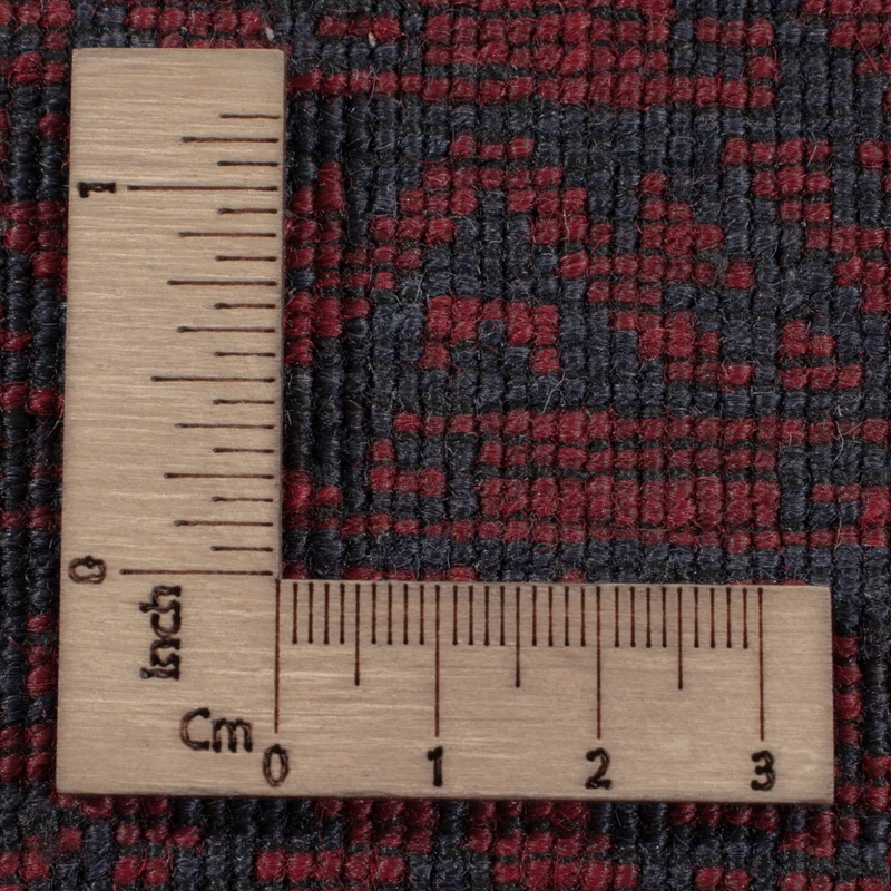 Afghan Teppich 155x255cm - Orientteppich - dunkelrot