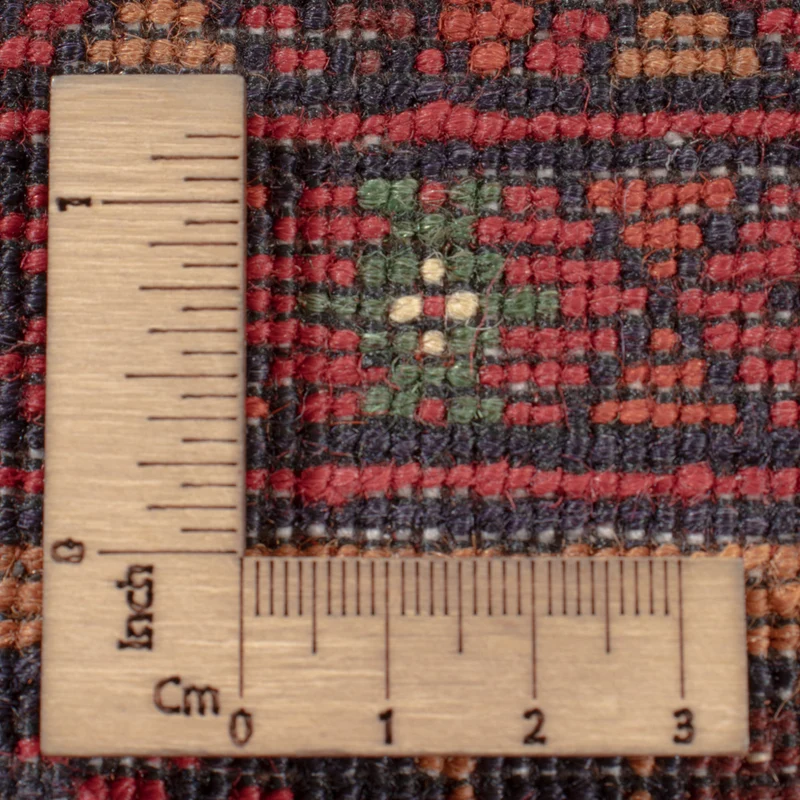 Afghan Teppich 194x288cm - Orientteppich - dunkelrot