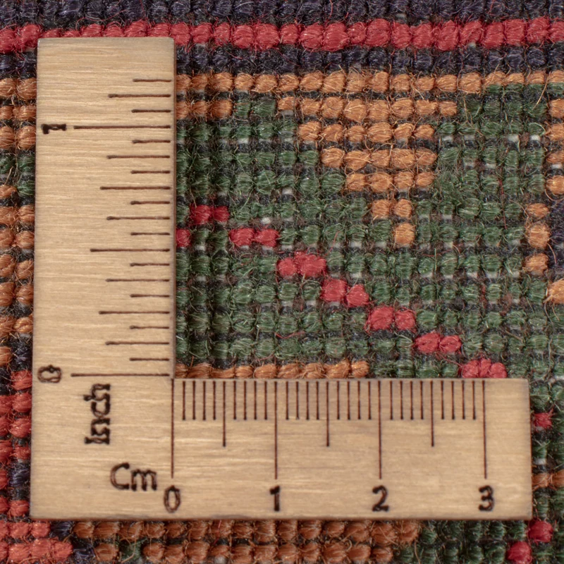 Afghan Teppich 193x283cm - Orientteppich - dunkelrot