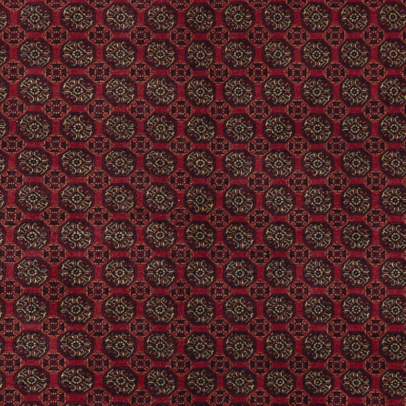 Afghan Teppich 206x295cm - Orientteppich - dunkelrot