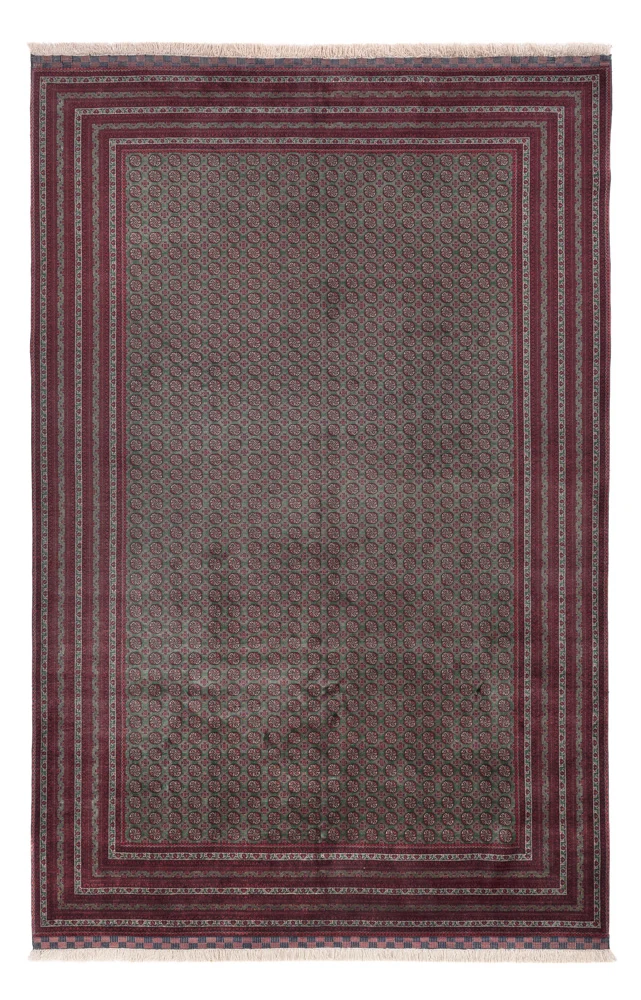 Afghan Teppich 199x300cm - Orientteppich - dunkelrot