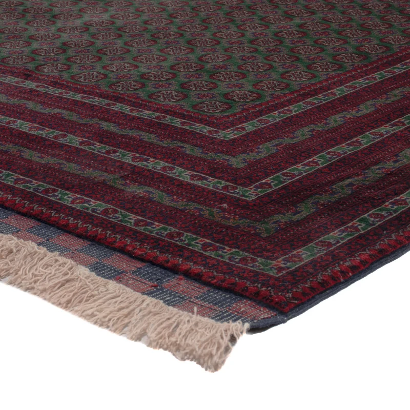 Afghan Teppich 199x300cm - Orientteppich - dunkelrot