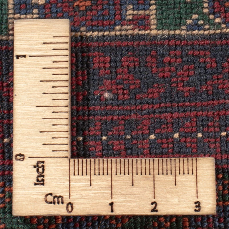Afghan Teppich 199x300cm - Orientteppich - dunkelrot