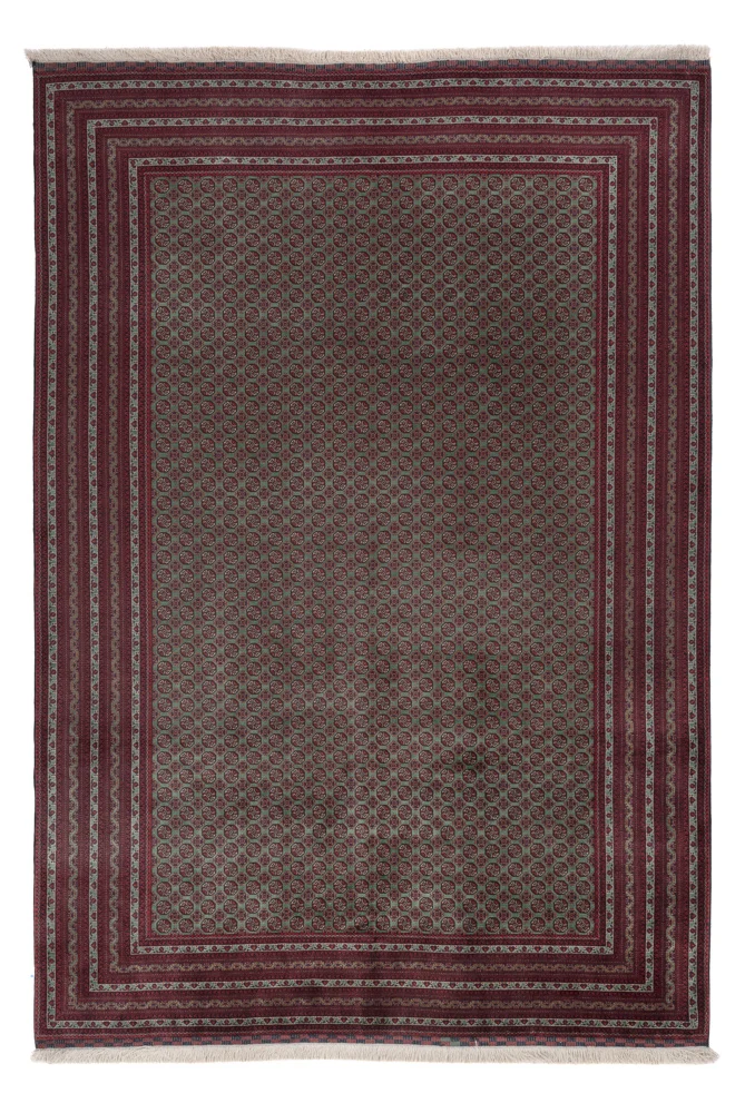 Afghan Teppich 201x291cm - Orientteppich - dunkelgrün