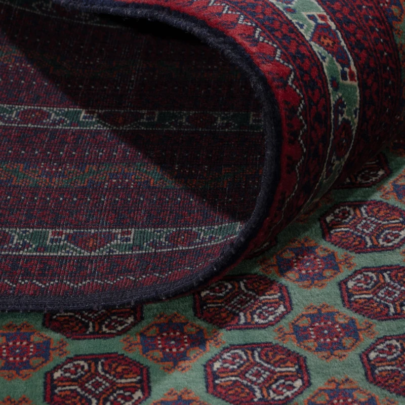 Afghan Teppich 201x291cm - Orientteppich - dunkelgrün