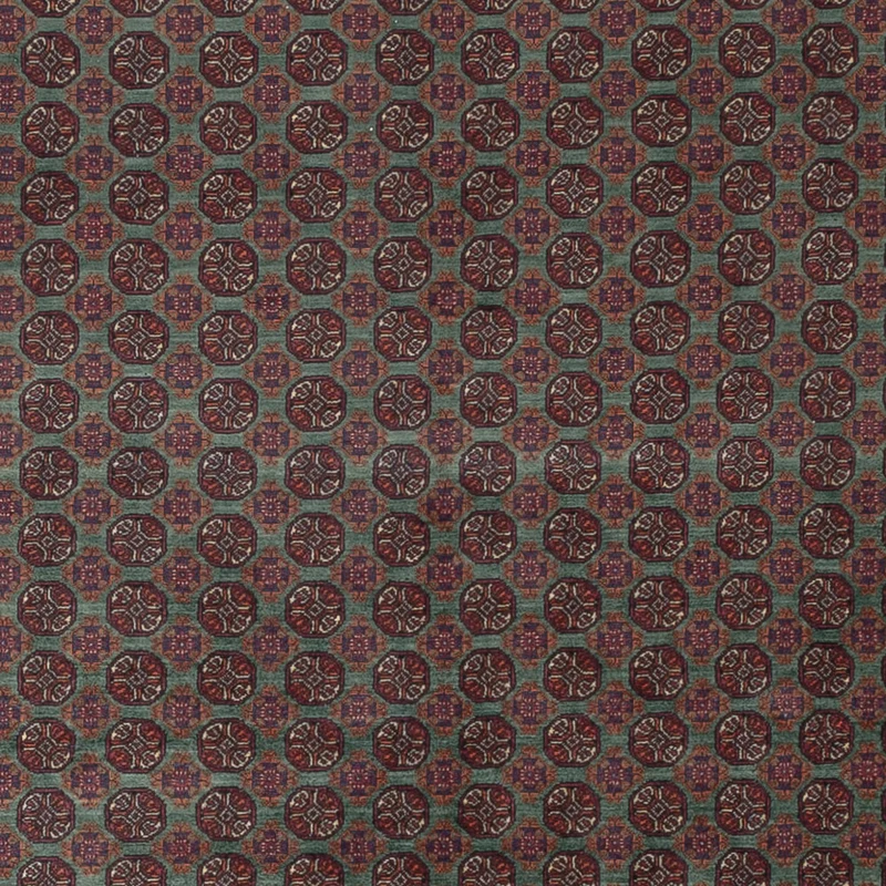 Afghan Teppich 200x291cm - Orientteppich - dunkelrot