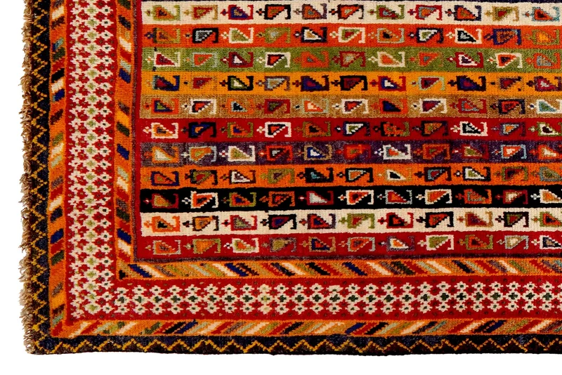 Gashgai · Handgeknüpft – Bunt, 199x133 cm