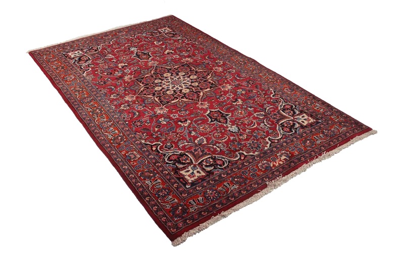 Mashad · Handgeknüpft – Rot, 235x146 cm