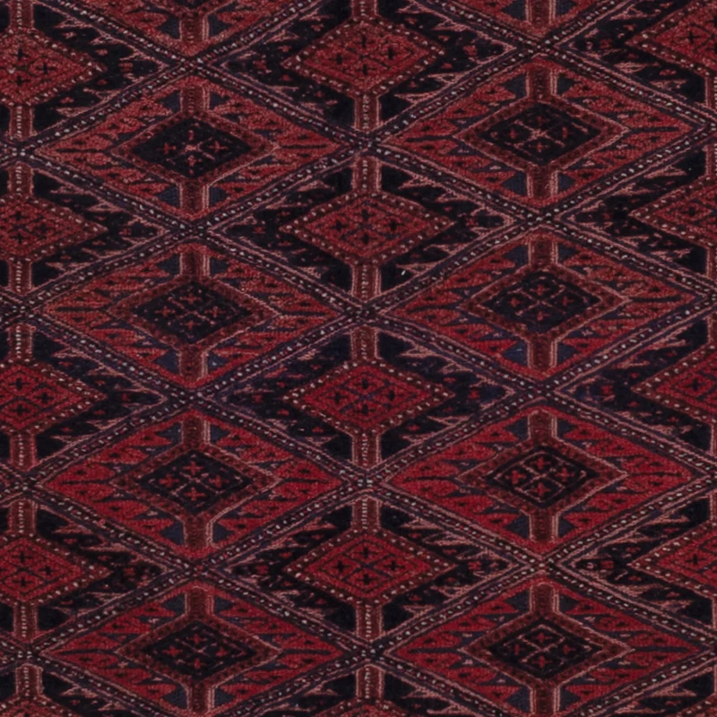 Kelim Afghan Teppich 146x221cm - dunkelrot