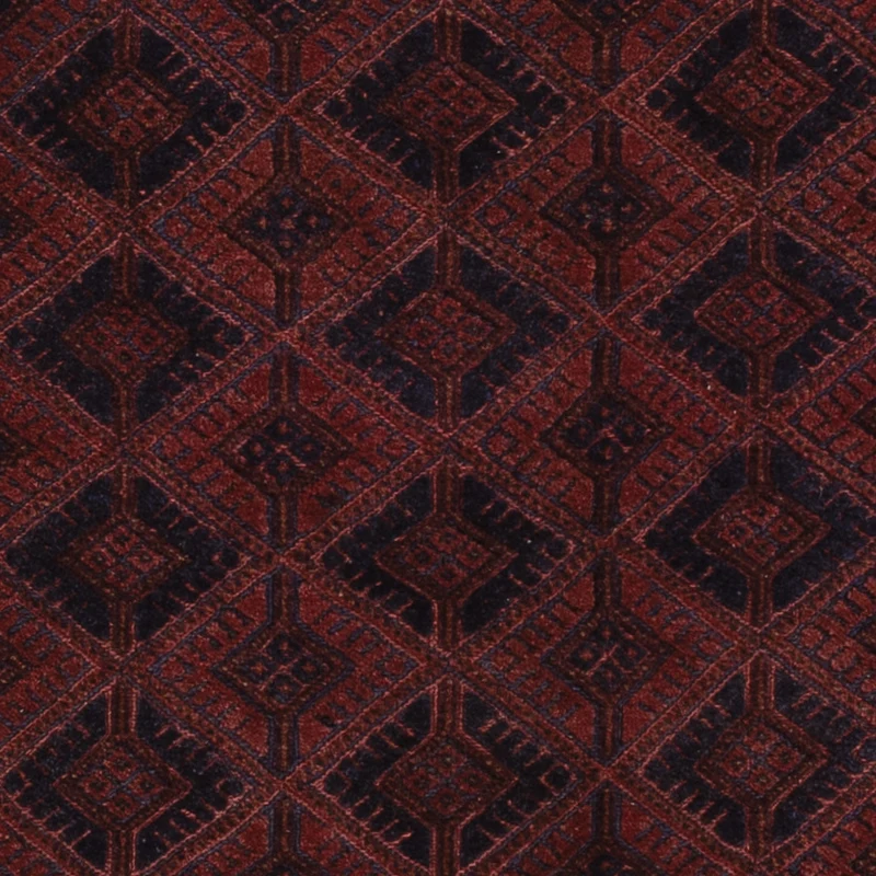 Kelim Afghan Teppich 165x197cm - dunkelrot