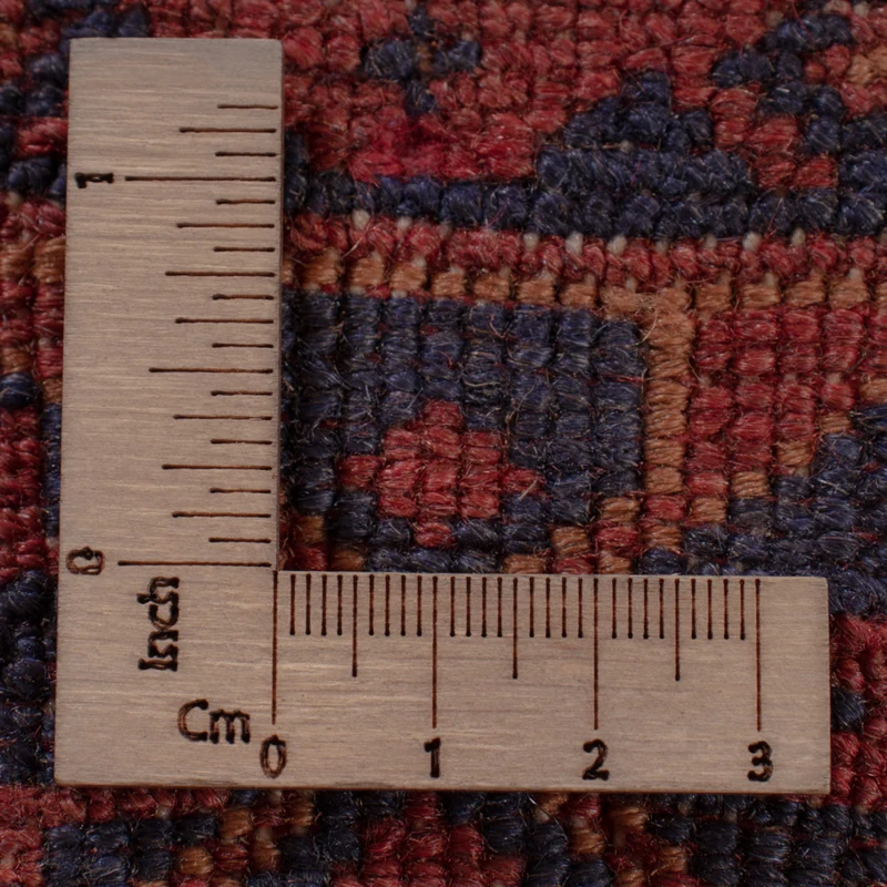 Kelim Afghan Teppich 165x197cm - dunkelrot