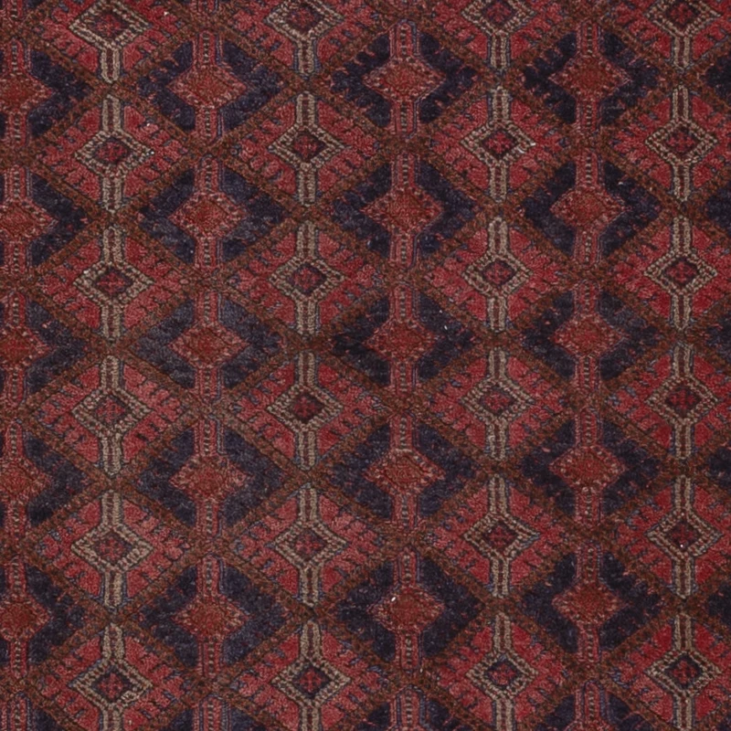 Kelim Afghan Teppich 164x197cm - dunkelrot