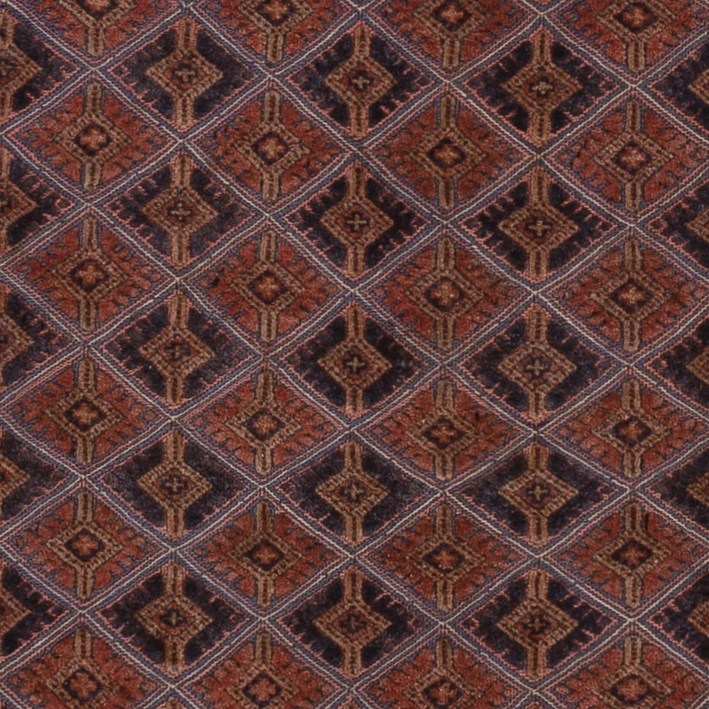 Kelim Afghan Teppich 156x207cm - dunkelrot