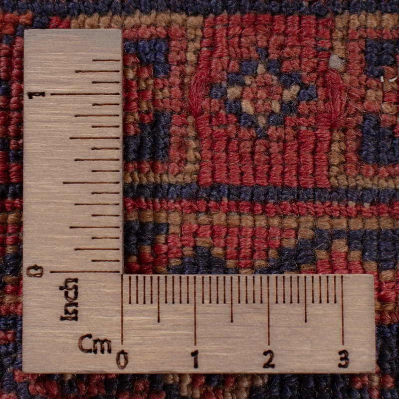 Kelim Afghan Teppich 159x205cm - dunkelrot