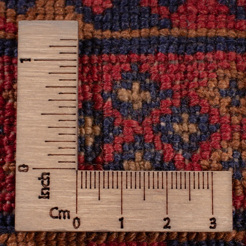 Kelim Afghan Teppich 160x206cm - dunkelrot
