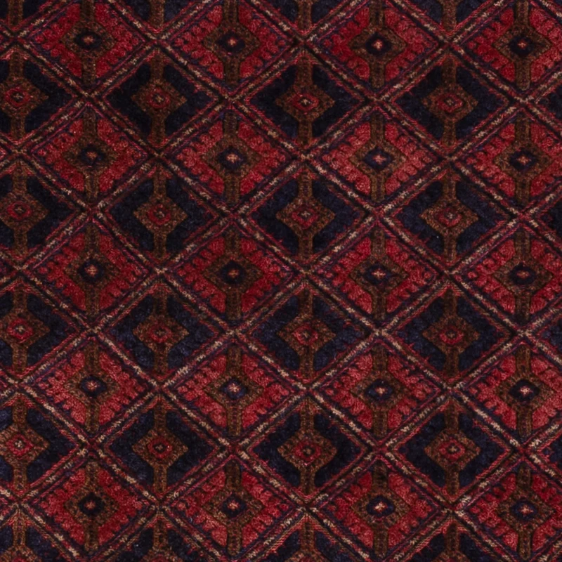 Kelim Afghan Teppich 162x198cm - dunkelrot