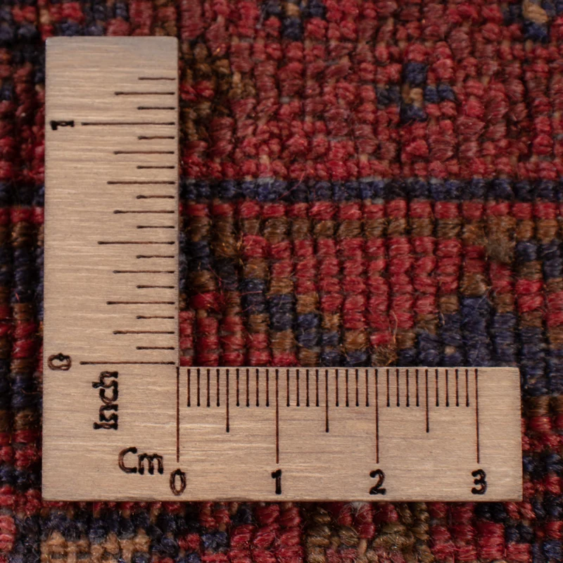 Kelim Afghan Teppich 162x198cm - dunkelrot