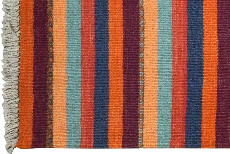 Kelim Gashgai · Handgewebt – Bunt, 184x62 cm