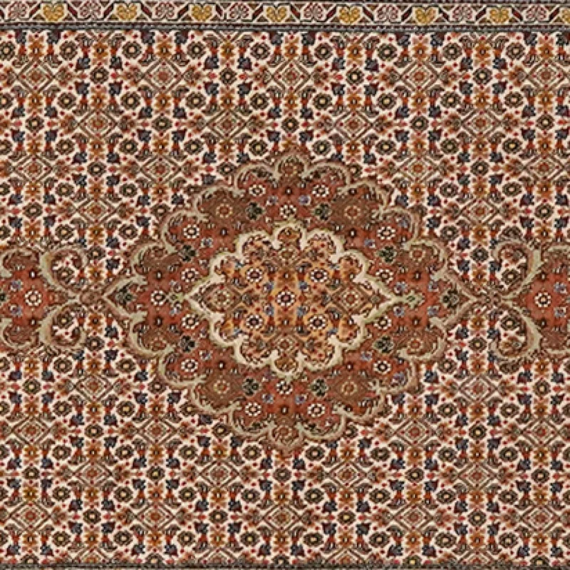 Tabriz 50 Raj · Handgeknüpft – Braun, 321x85 cm